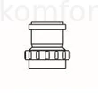 Kép 1/2 - Almeva FLEX/STARR átalakító adapter 80 mm PPH