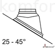 Kép 1/2 - Almeva LIK ferde tető borítás 25°-45° 80/125 mm PPH/PPH