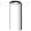 Kép 2/2 - Almeva LIK koncentrikus füstcső 1 m 80/125 mm PPH/PPH