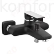 Kép 1/2 - Kádtöltő csaptelep fekete-króm Ferro Algeo Square Black Chrome BAQ1BLC