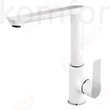 Kép 1/3 - Mosogató csaptelep álló fehér Ferro Adore White/Chrome BDR4