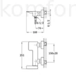 Kép 2/2 - Zuhany csaptelep fehér Teka Formentera 62231020BC
