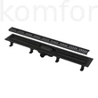 Kép 1/4 - Zuhanyfolyóka Alcaplast APZ10 Black 850 mm-es zuhanylefolyó