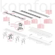Kép 3/3 - Zuhanyfolyóka Alcaplast APZ10 Simple 650 mm-es zuhanylefolyó