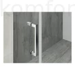 Kép 2/4 - Zuhanykabin 100x80x195 szögletes, balos Aquatrend Marina 8231-108L
