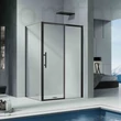 Kép 1/4 - Zuhanykabin 120x90x190 szögletes Aquatrend Quick 332-129 Black