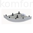 Kép 2/2 - Zuhanytálca előlap Aquatrend MMS-108-A