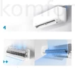 Kép 3/5 - Klíma Midea All Easy Pro 2,6 kW inverteres, hűtő-fűtő, split légkondícionáló MEX-09-SP WiFi