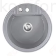 Kép 1/2 - Mosogató 510 mm átmérővel Ferro Mezzo II egymedencés gránit mosogatótálca szürke DRGM1/51GA