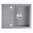 Kép 1/2 - Mosogató 580x480 mm Ferro Mezzo II egymedencés gránit mosogatótálca szürke DRGM48/58GA
