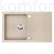 Kép 1/2 - Mosogató 780x480 mm Ferro Mezzo II egymedencés gránit mosogatótálca homokszínű DRGM48/78SA