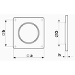 Kép 2/2 - VENTS 15 takarólap körcsatornához 100 mm
