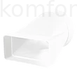 Kép 1/2 - VENTS 511 egyenes átalakító laposcsatornához 55 x 110 mm