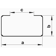 Kép 2/2 - VENTS 56 felfogatóelem laposcsatornához 55 x 110 mm