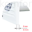 Kép 2/3 - VENTS 100 S axiális szellőző ventilátor