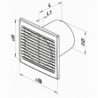 Kép 3/3 - VENTS 100 S axiális szellőző ventilátor