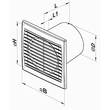 Kép 2/2 - VENTS 125 ST axiális szellőző ventilátor