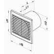 Kép 3/3 - VENTS 100 S axiális szellőző ventilátor