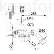 Kép 2/2 - Kád szifon STY-536