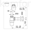 Kép 2/2 - Piszoár szifon excenteres STY-535-40