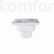 Kép 1/2 - Zuhanytálca szifon 50 mm 10X10 rozsdamentes STY-509-50-RM