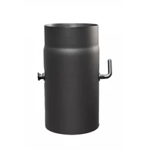 KoloTech fekete füstcső pillangószelepes 150/250 mm KoloTech fekete füstcső pillangószelepes 150/250 mm