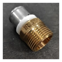 Ötrétegű cső press idom egyenes  26-1” KM  Comisa Ötrétegű cső press idom egyenes  26-1” KM  Comisa