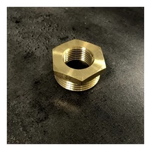 Réz idom menetes réz szűkítő 3/8"-1/4" KB Réz idom menetes réz szűkítő 3/8"-1/4" KB