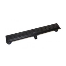 Zuhanyfolyóka Sanotechnik fekete DTB60 600 mm-es zuhanylefolyó