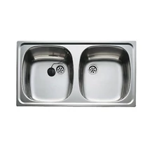 Mosogató 800x440 mm Mofém EVO 2B rozsdamentes kétmedencés mosogatótálca Mosogató 800x440 mm Mofém EVO 2B rozsdamentes kétmedencés mosogatótálca