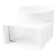 VENTS 521 átalakító 90°-os könyök laposcsatornához 55 x 110 mm/100 mm