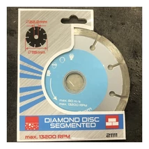 Gyémánt vágótárcsa 115 szegmentált