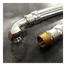 Flexibilis vízcső 1"-1" KB 50 cm pipás