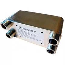 Hőcserélő 40 lemezes 85kW 4x3/4" külső csatlakozással Hőcserélő 40 lemezes 85kW 4x3/4" külső csatlakozással