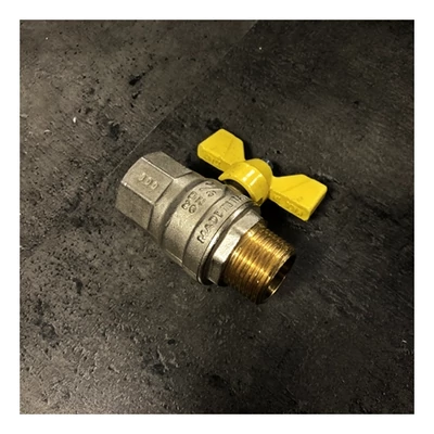 Golyóscsap 1/2" KB fix gázra olasz