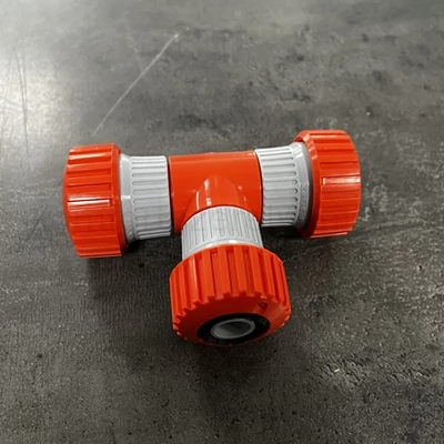 Gyorscsatlakozó T elágazó tömlőhöz 3/4"-3/4"-3/4" Siroflex