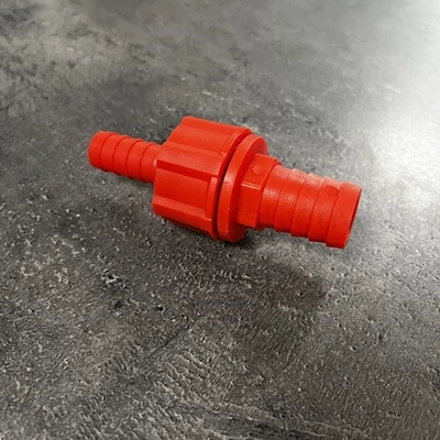 Locsoló tömlő csatlakozó kerti slag összekötő műanyag 3/4"-1/2"