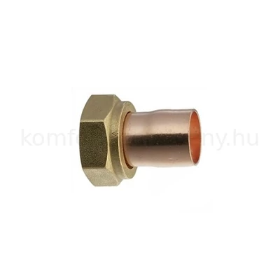 Rézcső idom forrasztható réz félhollander 15-1/2"
