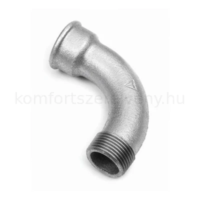 Horganyzott cső idom 90° ív KB 1/2"
