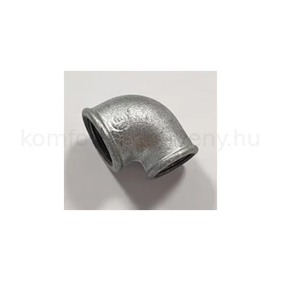 Horganyzott cső idom 90° könyök szűkített BB 1"-1/2"