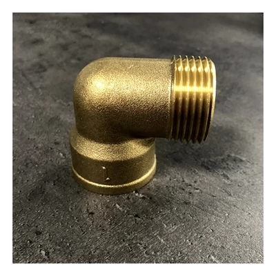 Réz idom menetes réz könyök 3/8"-90° KB