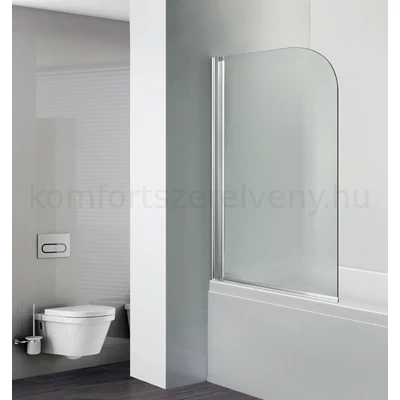 Kád paraván 75x130 matt üveg, balos/jobbos Aqualife kádparaván HX-112C