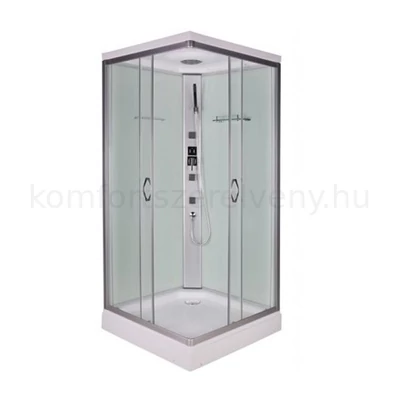 Zuhanykabin 90x90x210 cm komplett Sanotechnik Twist hidromasszázs zuhanykabin