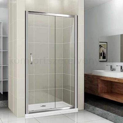 Zuhanyajtó 120x190 átlátszó üveg Aquatrend ZenX D12