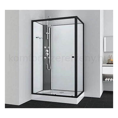 Zuhanykabin 80x120x225 szögletes Sanotechnik Viva 1 hidromasszázs zuhanykabin