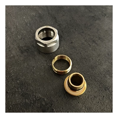 Osztógyűjtő osztócsatlakozó sárgaréz 20x2 mm 3/4" eurokónuszos