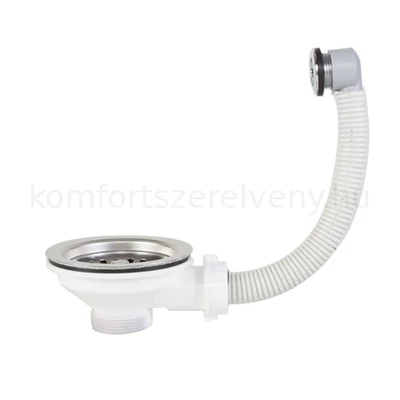 Leeresztőszelep 6/4" kör túlfolyóval STY-656 Góliát