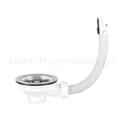 Leeresztőszelep 6/4" szögletes túlfolyóval STY-655