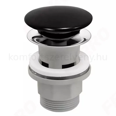 Leeresztőszelep 5/4" Ferro CLICK-CLACK fekete  S288PPCB