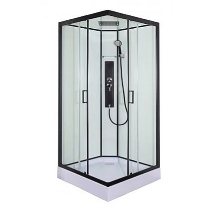Zuhanykabin 90x90x225 szögletes Sanotechnik Sky 2 komplett hidromasszázs zuhanykabin